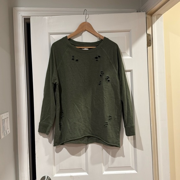 Colsie Tops - Colsie Distressed Sweatshirt